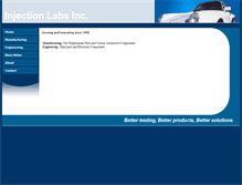 Tablet Screenshot of injectionlabs.com